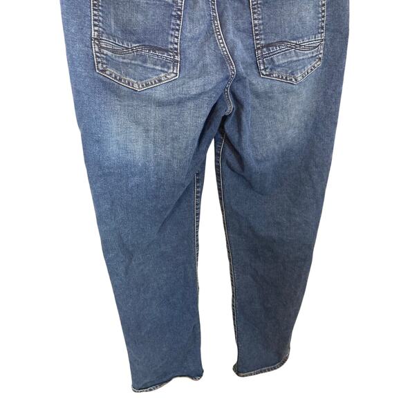 L342 Men's Lees Modern Casual Straight Leg Bootcut Jeans 40x32L - Picture 5 of 5